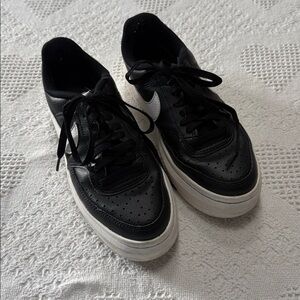Nike Court Vision Alta Leather Platform Sneakers (8.5)